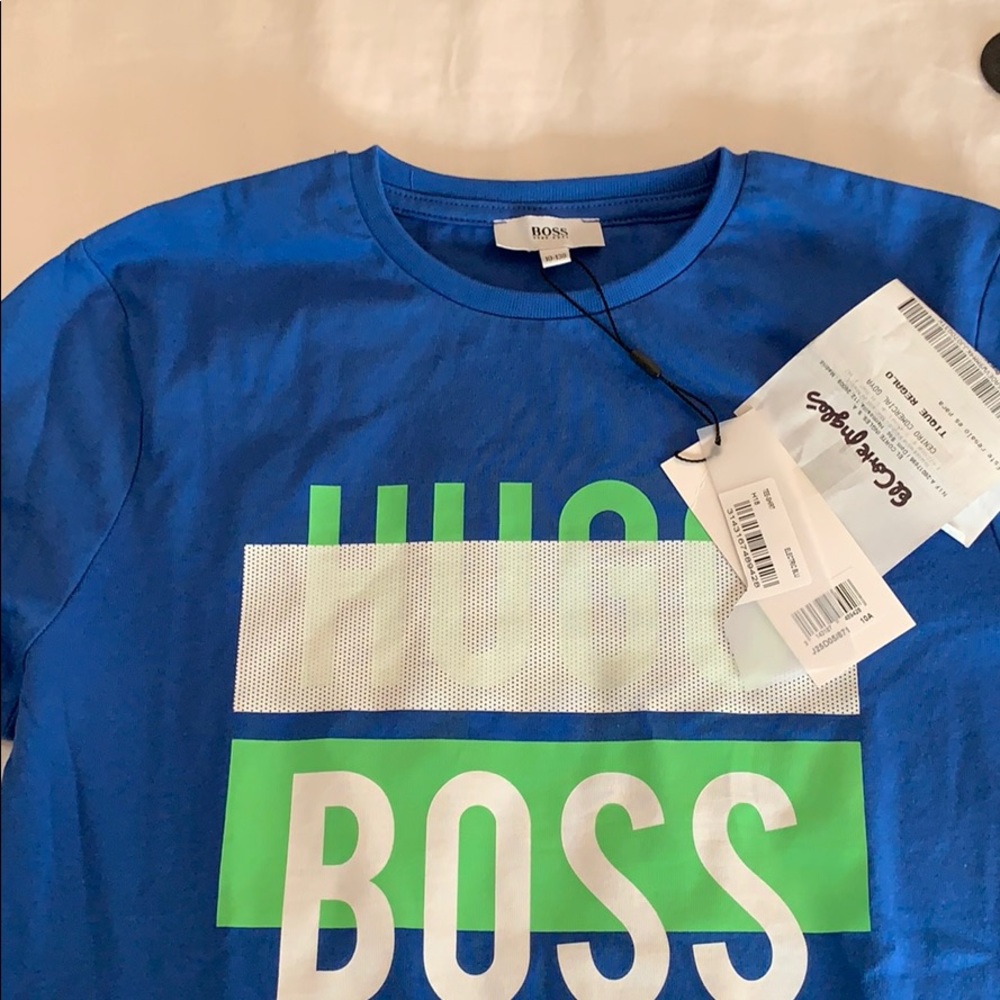 NWT Hugo Boss kids long sleeve t shirt sz10